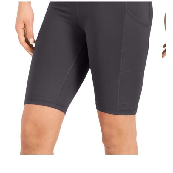 ID Ideology Women High Rise 10 Performance Deep Gray,charcoal Bike Short… - Picture 3 of 7